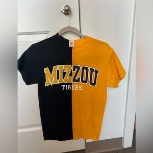 Mizzou half and half t shirt